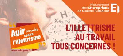 Ptit Dej Réseau MEDEF-NC : Les dispositifs de lutte contre l'illettrisme à disposition des employeurs