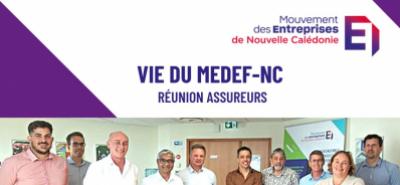 VIE DU MEDEF-NC : Réunion Assureurs