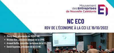 Le monde économique calédonien (NC ECO) en conférence avant la Convention des Partenaires le 28 octobre, à Paris
