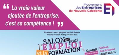 Le MEDEF-NC partenaire du Salon pour l'emploi et la formation