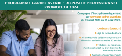 Le dispositif professionnel Cadres Avenir lance sa campagne d'inscription 2024