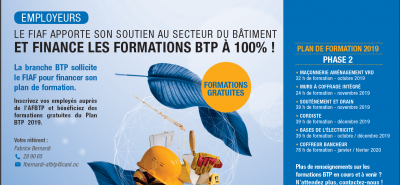 BTP : Plan de formation 2019 - seconde phase