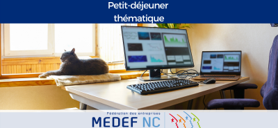 Invitation Petit-déjeuner Medef-NC sur la réglementation du TELETRAVAIL ce jeudi 02/12/2021 à 8h30