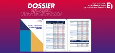 Tableau récapitulatif des grilles des salaires conventionnels suivant la hausse du SMG et SMAG