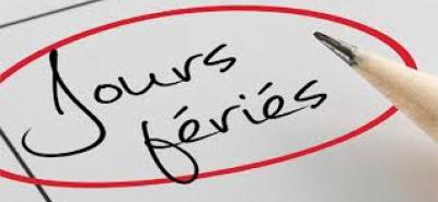 Jours fériés
