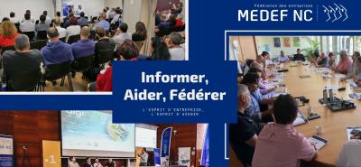 Votre Cotisation au MEDEF-NC pour l'année 2020